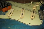 1963 Fender Stratocaster, white (resprayed)